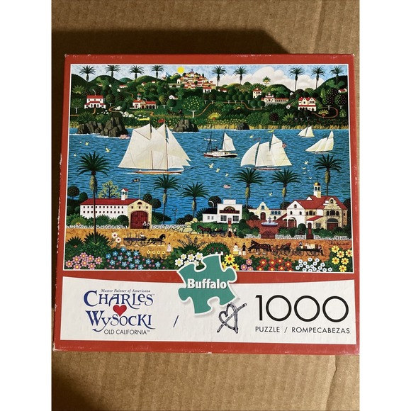 Charles Wysocki Old California 1000 piece puzzle Buffalo - Picture 1 of 7